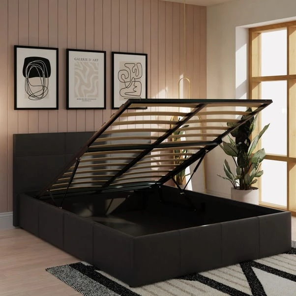 End Lift Ottoman Bed Frame, Faux Leather 22 End Lift Ottoman Bed Frame, Faux Leather - Image 20