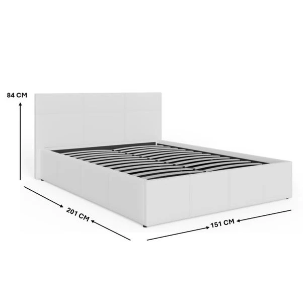 End Lift Ottoman Bed Frame, Faux Leather 20 End Lift Ottoman Bed Frame, Faux Leather - Image 18