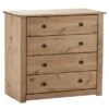 Panama 4 Drawer Chest, Pine -Home Luxe Studio 30312739