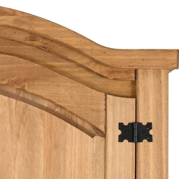Corona Triple Wardrobe, Pine 6 Corona Triple Wardrobe, Pine - Image 4