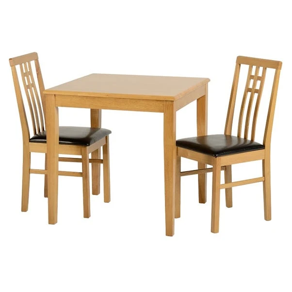 Vienna 2 Seater Square Dining Table With 2 Chairs 4 Vienna 2 Seater Square Dining Table With 2 Chairs - Image 2