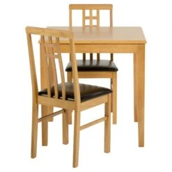 Vienna 2 Seater Square Dining Table With 2 Chairs 9 Vienna 2 Seater Square Dining Table With 2 Chairs -Home Luxe Studio 30359258 alt02