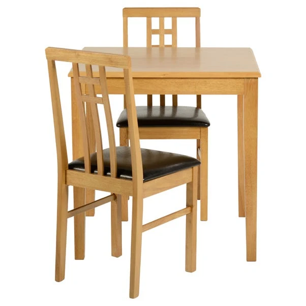 Vienna 2 Seater Square Dining Table With 2 Chairs 5 Vienna 2 Seater Square Dining Table With 2 Chairs - Image 3
