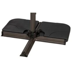 Water Fillable Cross Stand Cantilever Quarter Parasol Base -Home Luxe Studio 30389056 alt02