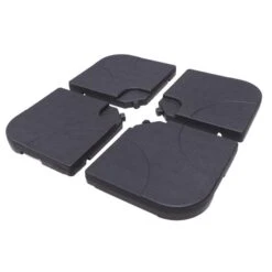 Water Fillable Cross Stand Cantilever Quarter Parasol Base -Home Luxe Studio 30389056 alt07