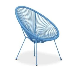 Monaco 2 Seater Blue Egg Chair Bistro Set 11 Monaco 2 Seater Blue Egg Chair Bistro Set -Home Luxe Studio 30396151 alt02