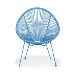 Monaco 2 Seater Blue Egg Chair Bistro Set 14 Monaco 2 Seater Blue Egg Chair Bistro Set -Home Luxe Studio 30396151 alt05