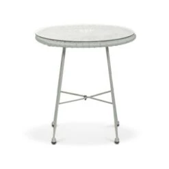 Monaco 2 Seater Grey Egg Chair Bistro Set -Home Luxe Studio 30396153 alt05