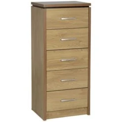 Charles Slim 5 Drawer Chest