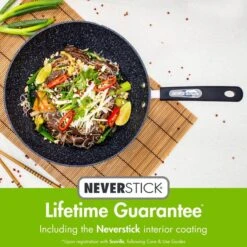 Scoville Neverstick Non-stick Aluminium Wok, 28cm -Home Luxe Studio 30420491 alt07