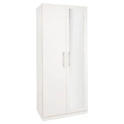 Harmony Acton Double Wardrobe, White -Home Luxe Studio 30424017