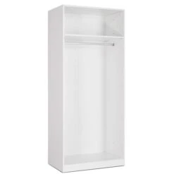 Harmony Acton Double Wardrobe, White -Home Luxe Studio 30424017 alt02