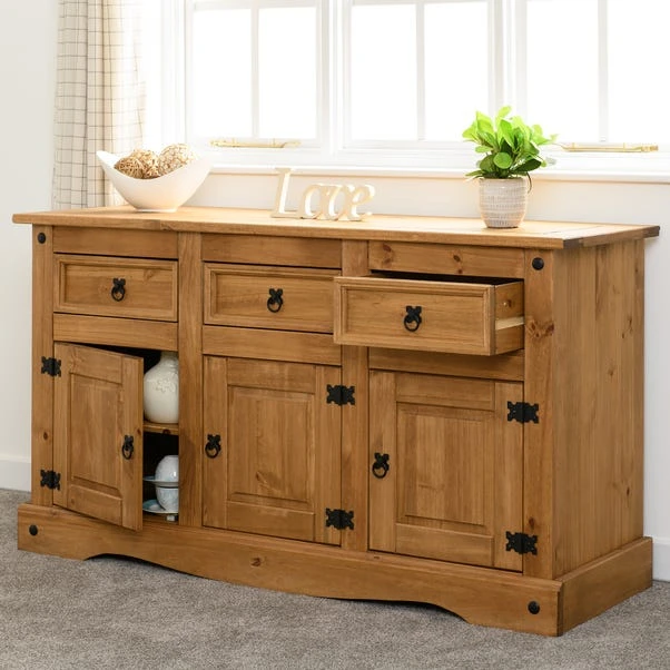Corona Large Sideboard, Pine 3 Corona Large Sideboard, Pine