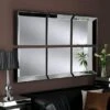 Byblos Rectangle Window Wall Mirror 2 Byblos Rectangle Window Wall Mirror -Home Luxe Studio 30510552