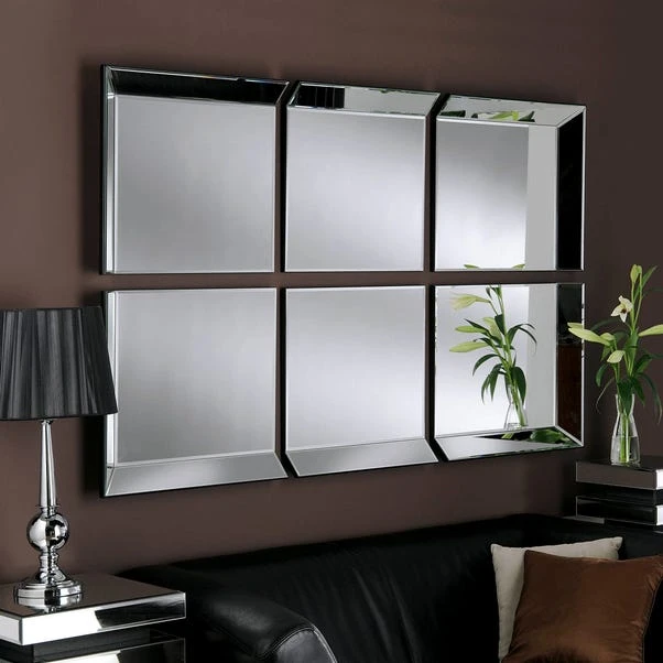 Byblos Rectangle Window Wall Mirror 3 Byblos Rectangle Window Wall Mirror