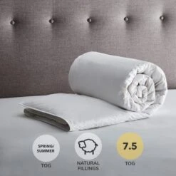 Fogarty Anti-Allergy White Goose Feather And Down 7.5 Tog Duvet 15 Fogarty Anti-Allergy White Goose Feather And Down 7.5 Tog Duvet -Home Luxe Studio 30511052