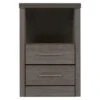 Lennon 2 Drawer & 1 Shelf Bedside Table, Black 2 Lennon 2 Drawer & 1 Shelf Bedside Table, Black -Home Luxe Studio 30541720