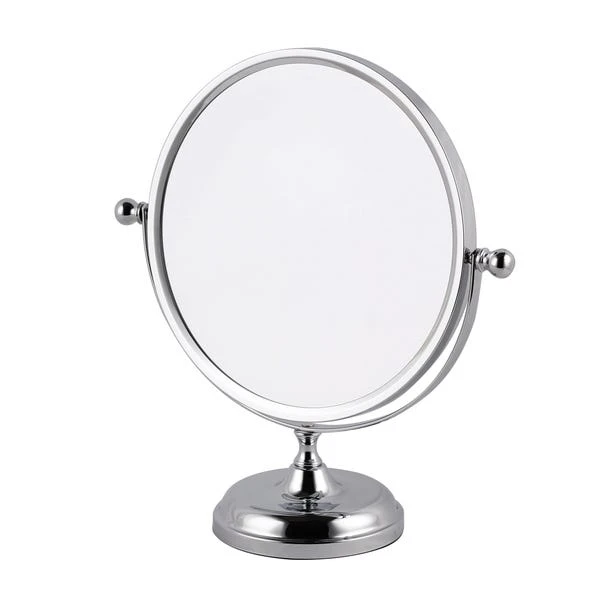Oversized Chrome Free Standing Dressing Table Mirror 4 Oversized Chrome Free Standing Dressing Table Mirror - Image 2