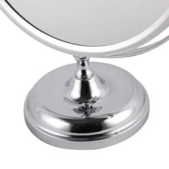Oversized Chrome Free Standing Dressing Table Mirror 8 Oversized Chrome Free Standing Dressing Table Mirror -Home Luxe Studio 30565699 alt02