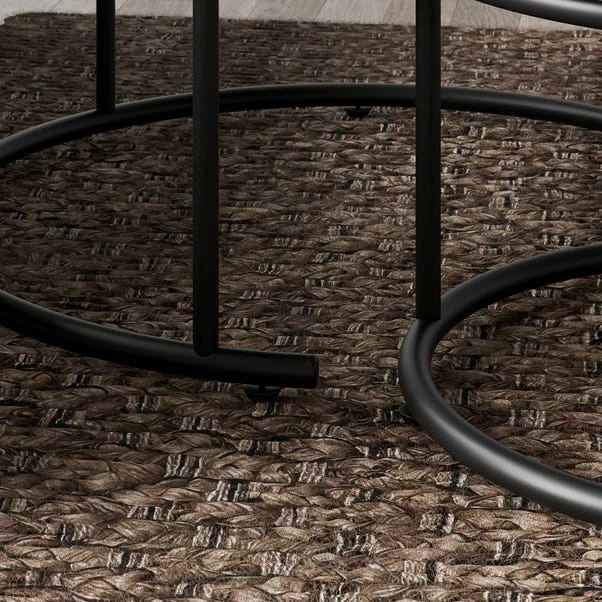 Fulton Coffee Nest Of Tables, Pine Effect 7 Fulton Coffee Nest Of Tables, Pine Effect - Image 5