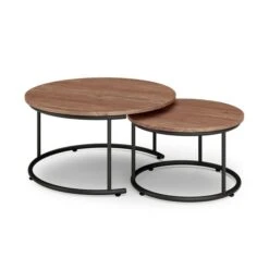 Fulton Coffee Nest Of Tables, Pine Effect 14 Fulton Coffee Nest Of Tables, Pine Effect -Home Luxe Studio 30569979 alt06