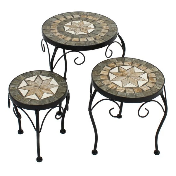 Brava Low Set Of 3 Plant Stands 3 Brava Low Set Of 3 Plant Stands