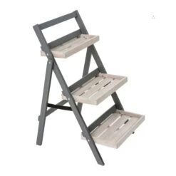 Florenity Folding Plant Pot Shelf 9 Florenity Folding Plant Pot Shelf -Home Luxe Studio 30601057 alt01