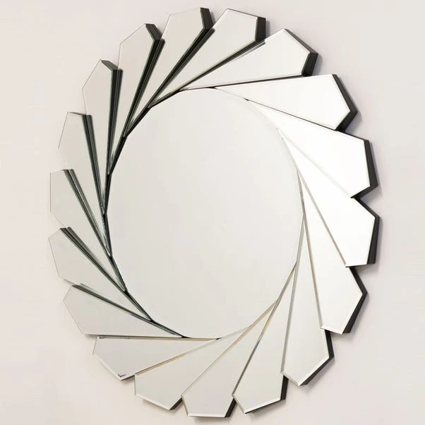 Surrey Swept Round Wall Mirror 3 Surrey Swept Round Wall Mirror