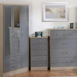 Nevada Slim 5 Drawer Chest 29 Nevada Slim 5 Drawer Chest -Home Luxe Studio 30607019