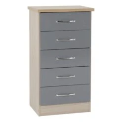 Nevada Slim 5 Drawer Chest 30 Nevada Slim 5 Drawer Chest -Home Luxe Studio 30607019 alt01