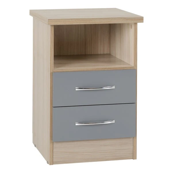 Nevada 2 Drawer Bedside Table 20 Nevada 2 Drawer Bedside Table - Image 18