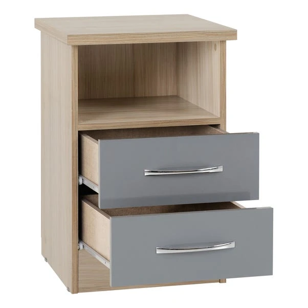 Nevada 2 Drawer Bedside Table 21 Nevada 2 Drawer Bedside Table - Image 19