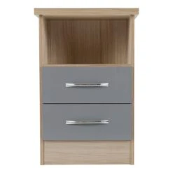 Nevada 2 Drawer Bedside Table 41 Nevada 2 Drawer Bedside Table -Home Luxe Studio 30607031 alt03
