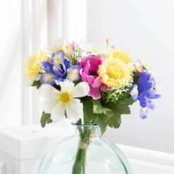 Artificial Daisy And Iris Bouquet 15 Artificial Daisy And Iris Bouquet -Home Luxe Studio 30615946 alt02