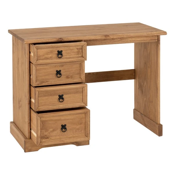 Corona 3 Drawer Dressing Table, Pine 4 Corona 3 Drawer Dressing Table, Pine - Image 2
