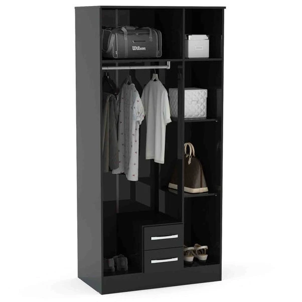 Lynx Triple Wardrobe, Mirrored 13 Lynx Triple Wardrobe, Mirrored - Image 11