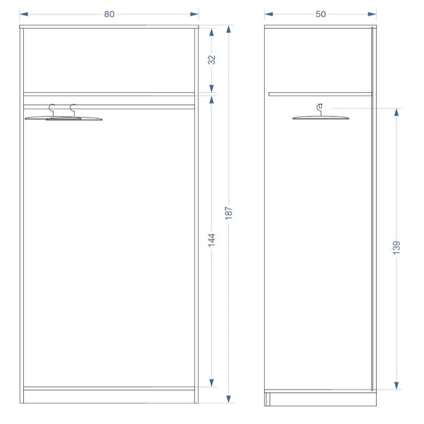 Harmony Holborn Double Wardrobe 8 Harmony Holborn Double Wardrobe - Image 6