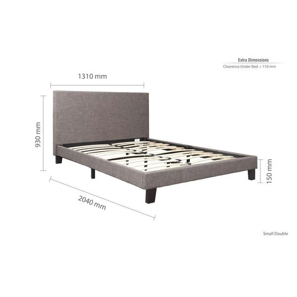 Berlin Upholstered Bed Frame 10 Berlin Upholstered Bed Frame - Image 8