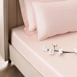 Dorma Smooth & Soft 300 Thread Count Cotton Sateen Fitted Sheet 39 Dorma Smooth & Soft 300 Thread Count Cotton Sateen Fitted Sheet -Home Luxe Studio 30624326