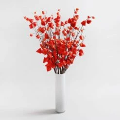 Artificial Orange Lantern Flower Stem -Home Luxe Studio 30632131 alt02