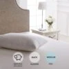 Dorma Luxurious White Goose Down Back Sleeper Pillow 1 Dorma Luxurious White Goose Down Back Sleeper Pillow -Home Luxe Studio 30635118