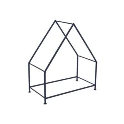 Black 65cm House Log Holder -Home Luxe Studio 30635608 alt02