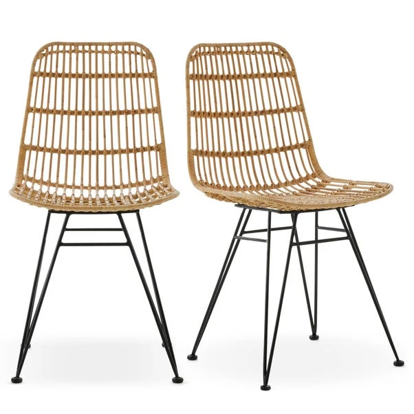 Set Of 2 Pax Dining Chairs, Rattan 5 Set Of 2 Pax Dining Chairs, Rattan - Image 3