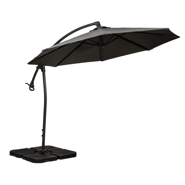 3m Royal Craft Deluxe Pedal Operated Rotational Cantilever Parasol With Cross Stand 6 3m Royal Craft Deluxe Pedal Operated Rotational Cantilever Parasol With Cross Stand - Image 4