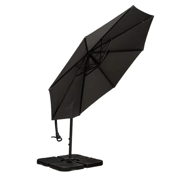 3m Royal Craft Deluxe Pedal Operated Rotational Cantilever Parasol With Cross Stand 8 3m Royal Craft Deluxe Pedal Operated Rotational Cantilever Parasol With Cross Stand - Image 6