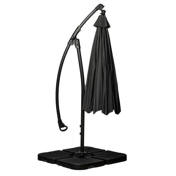 3m Royal Craft Deluxe Pedal Operated Rotational Cantilever Parasol With Cross Stand 9 3m Royal Craft Deluxe Pedal Operated Rotational Cantilever Parasol With Cross Stand - Image 7