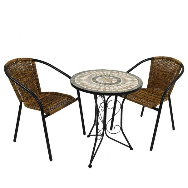 Summer Terrace Brava 2 Seat Bistro Set 3 Summer Terrace Brava 2 Seat Bistro Set
