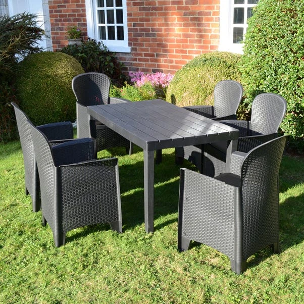 Trabella Roma 6 Seater Dining Set With Sicily Chairs 3 Trabella Roma 6 Seater Dining Set With Sicily Chairs