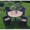 Byron Manor Montpellier Stockholm Black 4 Seat Dining Set 2 Byron Manor Montpellier Stockholm Black 4 Seat Dining Set -Home Luxe Studio 30653266