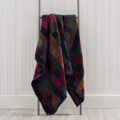 Super Soft Textured Check Multicoloured Throw 11 Super Soft Textured Check Multicoloured Throw -Home Luxe Studio 30655841